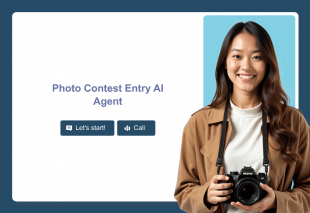 Photo Contest Entry AI Agent Template Thumbnail