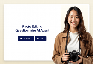 Photo Editing Questionnaire AI Agent Template Thumbnail