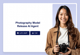 Photography Model Release AI Agent Template Thumbnail
