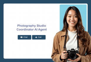 Photography Studio Coordinator AI Agent Template Thumbnail