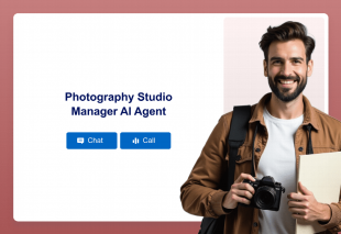 Photography Studio Manager AI Agent Template Thumbnail