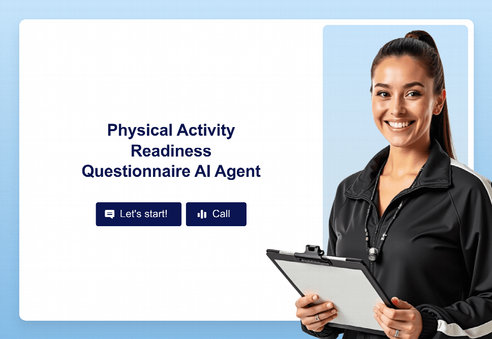 Physical Activity Readiness Questionnaire AI Agent Template | Jotform