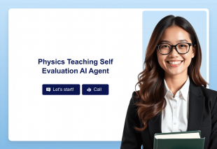 Physics Teaching Self Evaluation AI Agent Template Thumbnail