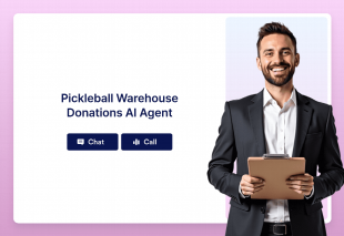 Pickleball Warehouse Donations AI Agent Template Thumbnail