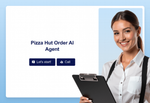 Pizza Hut Order AI Agent Template Thumbnail