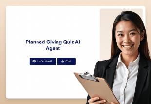 Planned Giving Quiz AI Agent Template Thumbnail