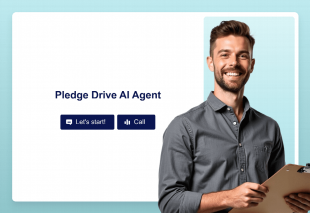 Pledge Drive AI Agent Template Thumbnail
