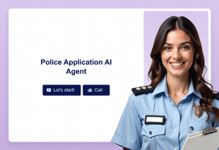 Police Application AI Agent Template Thumbnail