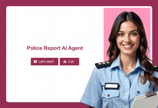 Police Report AI Agent Template Thumbnail