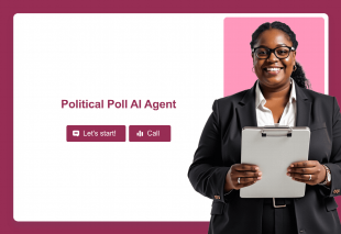 Political Poll AI Agent Template Thumbnail