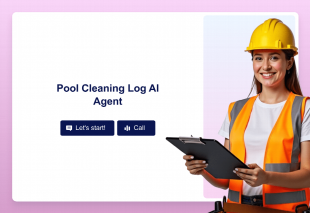 Pool Cleaning Log AI Agent Template Thumbnail