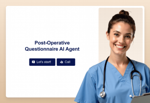 Post-Operative Questionnaire AI Agent Template Thumbnail