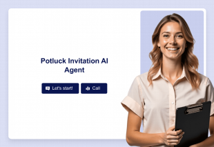 Potluck Invitation AI Agent Template Thumbnail