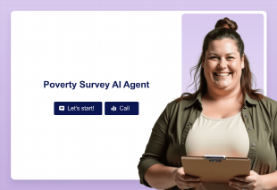 Poverty Survey AI Agent Template Thumbnail