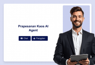 Prapesanan Kaos AI Agent Template Thumbnail