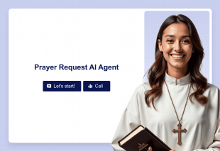 Prayer Request AI Agent Template Thumbnail