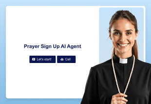 Prayer Sign Up AI Agent Template Thumbnail