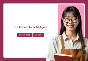 Pre Order Book AI Agent Template Thumbnail