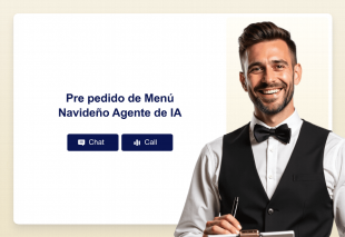 Pre pedido de Menú Navideño Agente de IA Thumbnail