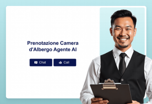 Prenotazione Camera d'Albergo Agente AI Thumbnail