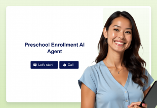 Preschool Enrollment AI Agent Template Thumbnail