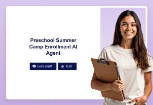 Preschool Summer Camp Enrollment AI Agent Template Thumbnail