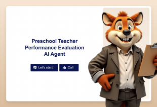 Preschool Teacher Performance Evaluation AI Agent Template Thumbnail