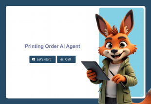 Printing Order AI Agent Template Thumbnail