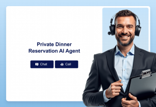 Private Dinner Reservation AI Agent Template Thumbnail