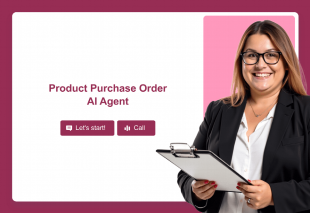 Product Purchase Order AI Agent Template Thumbnail