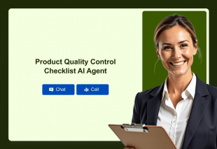 Product Quality Control Checklist AI Agent Template Thumbnail