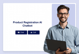 Product Registration AI Chatbot Template Template Thumbnail