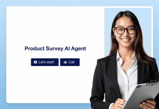Product Survey AI Agent Template Thumbnail