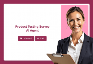 Product Testing Survey AI Agent Template Thumbnail