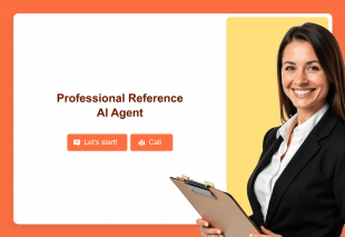 Professional Reference AI Agent Template Thumbnail