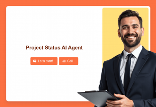 Project Status AI Agent Template Thumbnail