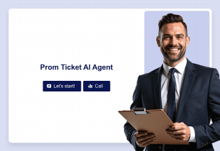 Prom Ticket AI Agent Template Thumbnail