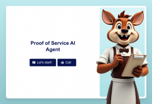 Proof of Service AI Agent Template Thumbnail