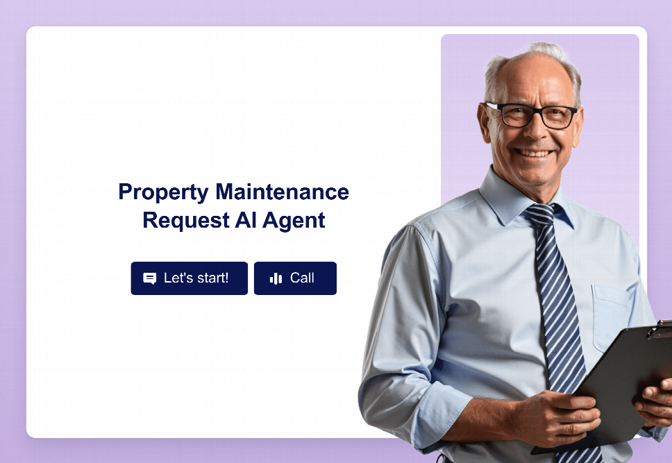 Property Maintenance Request AI Agent Template | Jotform