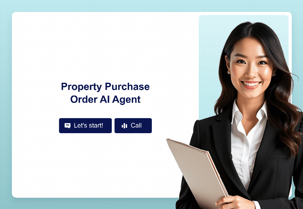 Property Purchase Order AI Agent Template | Jotform