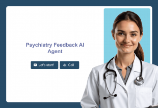 Psychiatry Feedback AI Agent Template Thumbnail