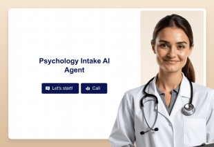 Psychology Intake AI Agent Template Thumbnail