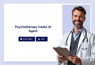 Psychotherapy Intake AI Agent Template Thumbnail