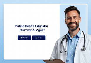 Public Health Educator Interview AI Agent Template Thumbnail