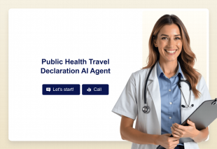 Public Health Travel Declaration AI Agent Template Thumbnail