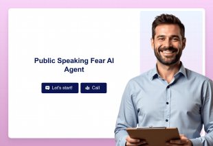 Public Speaking Fear AI Agent Template Thumbnail