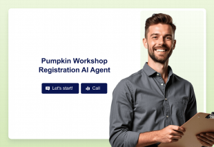 Pumpkin Workshop Registration AI Agent Template Thumbnail