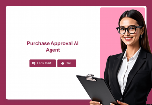 Purchase Approval AI Agent Template Thumbnail