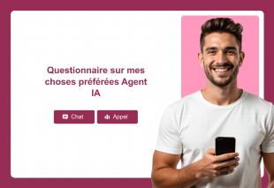Questionnaire sur mes choses préférées Agent IA Thumbnail