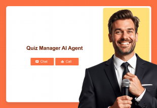 Quiz Manager AI Agent Template Thumbnail